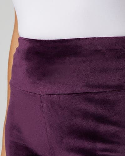 WOMEN'S HIGH-WAIST SOFT VELOUR FLARE PANT 2