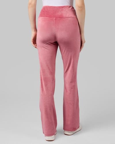 WOMEN'S HIGH-WAIST SOFT VELOUR FLARE PANT 23