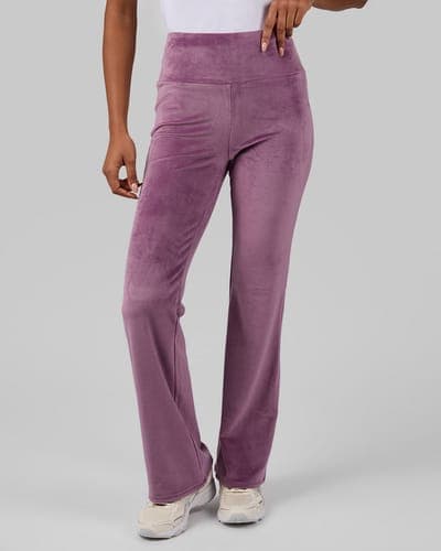 WOMEN'S HIGH-WAIST SOFT VELOUR FLARE PANT 25