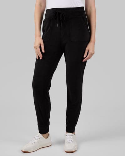 WOMEN'S VELOUR LUXE RIB JOGGER 1