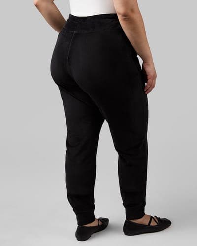 WOMEN'S VELOUR LUXE RIB JOGGER 7