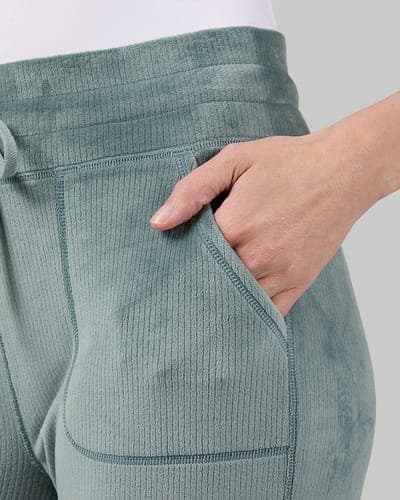 WOMEN'S VELOUR LUXE RIB JOGGER 10