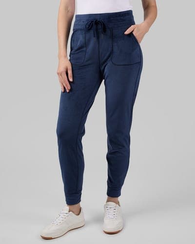 WOMEN'S VELOUR LUXE RIB JOGGER 13