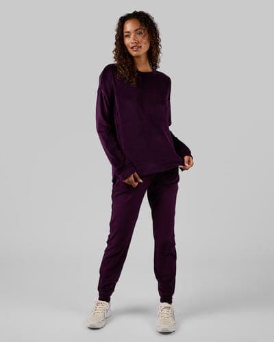 WOMEN'S VELOUR LUXE RIB JOGGER 24