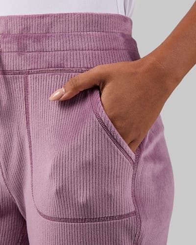 WOMEN'S VELOUR LUXE RIB JOGGER 26