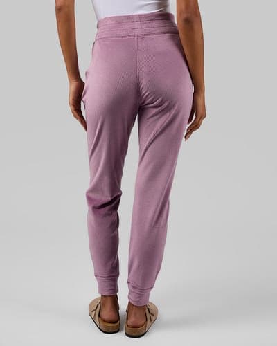WOMEN'S VELOUR LUXE RIB JOGGER 27