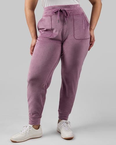 WOMEN'S VELOUR LUXE RIB JOGGER 29