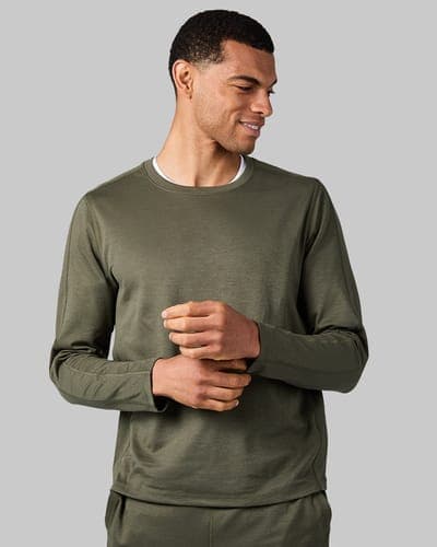 MEN'S LUXE FLEX LIGHTWEIGHT CREW TOP 5