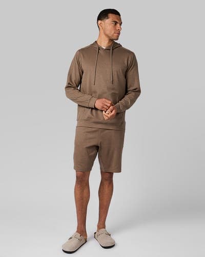 MEN'S LUXE FLEX SWEAT SHORT 18