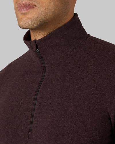 MEN'S SWEATER KNIT 1/4 ZIP TOP 6