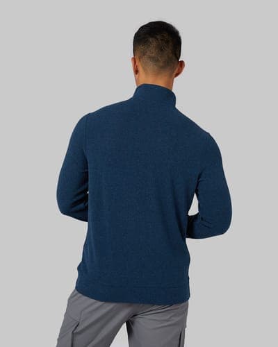 MEN'S SWEATER KNIT 1/4 ZIP TOP 11