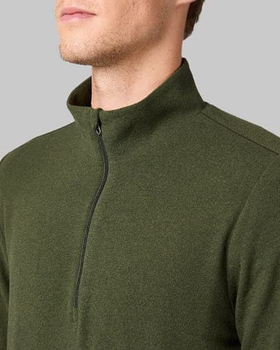 MEN'S SWEATER KNIT 1/4 ZIP TOP 14