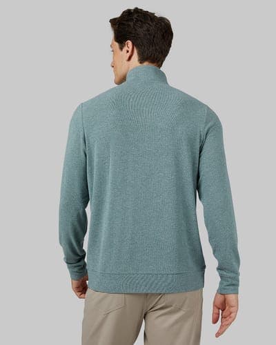MEN'S SWEATER KNIT 1/4 ZIP TOP 27