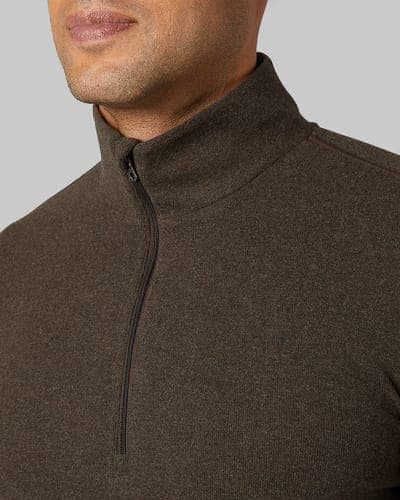 MEN'S SWEATER KNIT 1/4 ZIP TOP 30