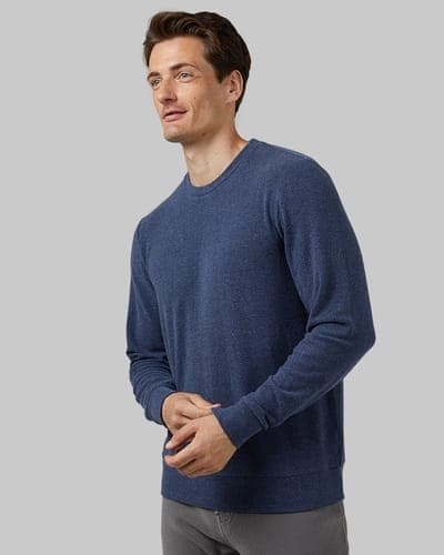 MEN'S SWEATER KNIT CREW TOP 1