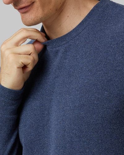 MEN'S SWEATER KNIT CREW TOP 2