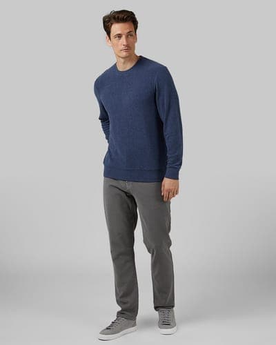 MEN'S SWEATER KNIT CREW TOP 4