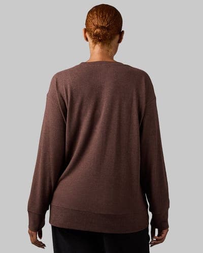 WOMEN'S SOFT SWEATER KNIT CREW TOP 20