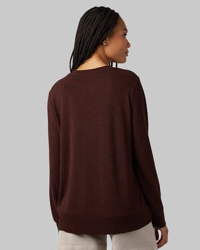 WOMEN'S SOFT SWEATER KNIT VNECK TOP 7