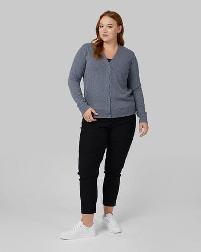 WOMEN'S SOFT SWEATER KNIT CARDIGAN 16