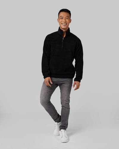 MEN'S THERMAL FLEECE 1/4 ZIP TOP 12