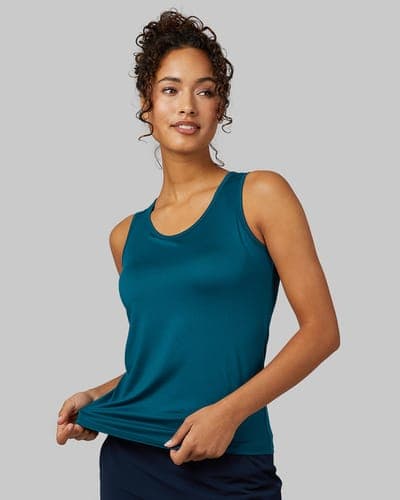 WOMEN'S COOL FITTED BRA TANK 9