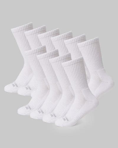 WOMEN'S 5-PACK COOL COMFORT CREW SOCKS 7