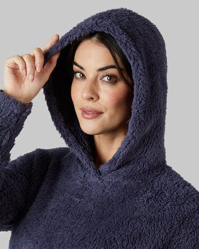WOMEN'S SOFT SHERPA PULLOVER HOODIE 4