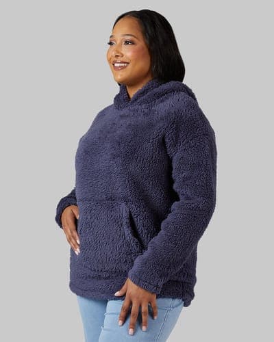 WOMEN'S SOFT SHERPA PULLOVER HOODIE 7