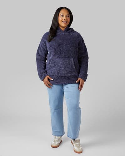 WOMEN'S SOFT SHERPA PULLOVER HOODIE 12