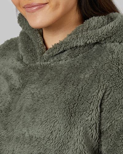 WOMEN'S SOFT SHERPA PULLOVER HOODIE 15