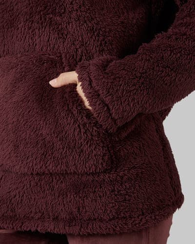 WOMEN'S SOFT SHERPA PULLOVER HOODIE 20