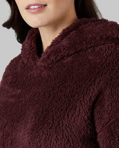 WOMEN'S SOFT SHERPA PULLOVER HOODIE 21