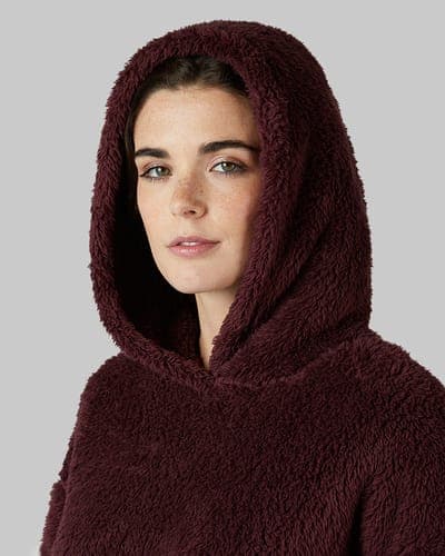 WOMEN'S SOFT SHERPA PULLOVER HOODIE 22
