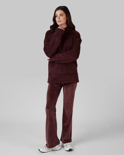 WOMEN'S SOFT SHERPA PULLOVER HOODIE 24