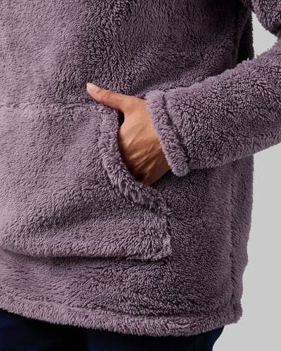 WOMEN'S SOFT SHERPA PULLOVER HOODIE 26
