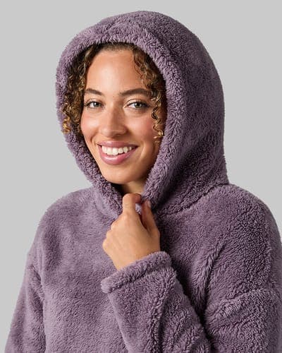WOMEN'S SOFT SHERPA PULLOVER HOODIE 28