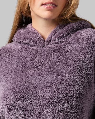 WOMEN'S SOFT SHERPA PULLOVER HOODIE 33