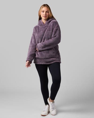 WOMEN'S SOFT SHERPA PULLOVER HOODIE 36