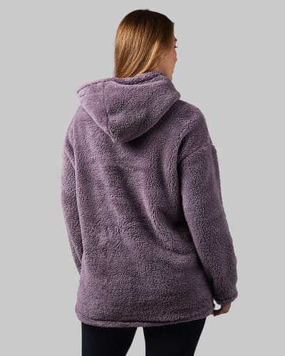 WOMEN'S SOFT SHERPA PULLOVER HOODIE 35