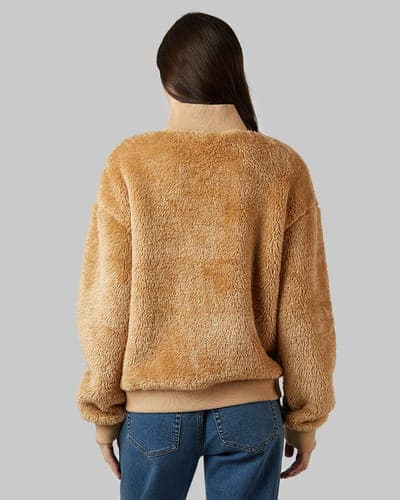 WOMEN'S FLUFFY SHERPA 1/4 ZIP TOP 15