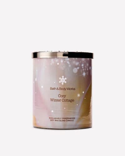 Cozy Winter Cottage Single Wick Candle 1