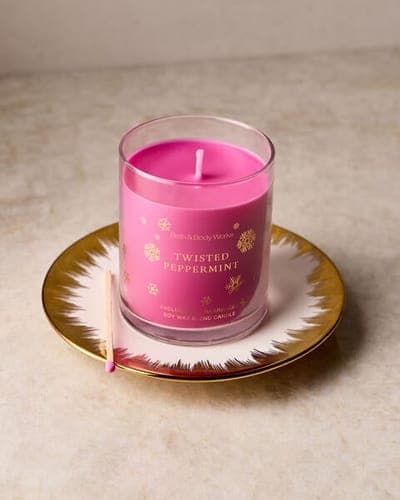 Twisted Peppermint Single Wick Candle 3