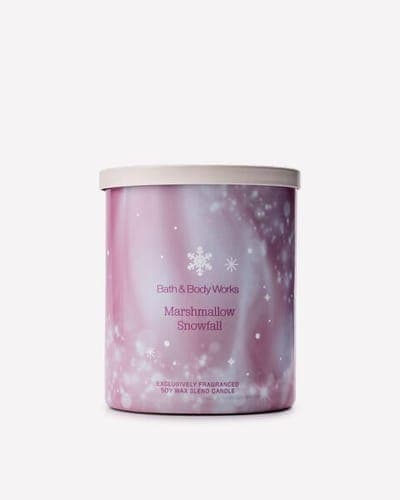 Marshmallow Snowfall Single Wick Candle 1