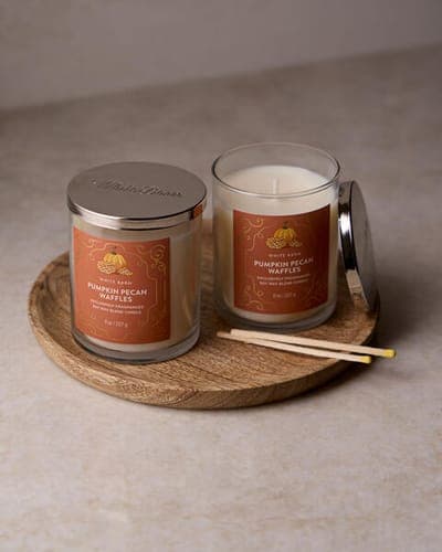 Pumpkin Pecan Waffles Single Wick Candle 3