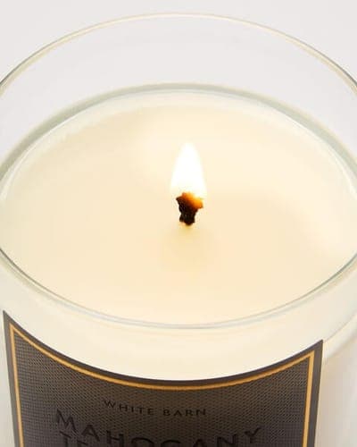 Mahogany Teakwood Single Wick Candle 4