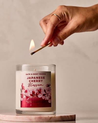 Japanese Cherry Blossom Single Wick Candle 5