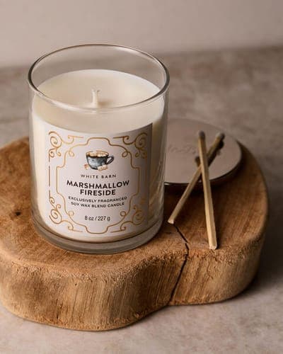 Marshmallow Fireside Single Wick Candle 3