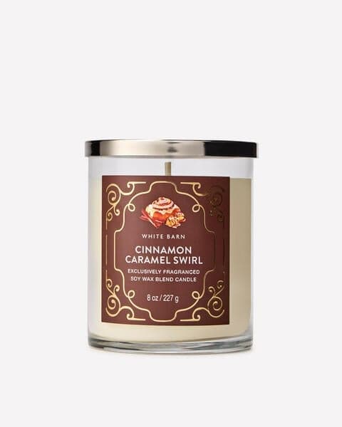 Cinnamon Caramel Swirl Single Wick Candle