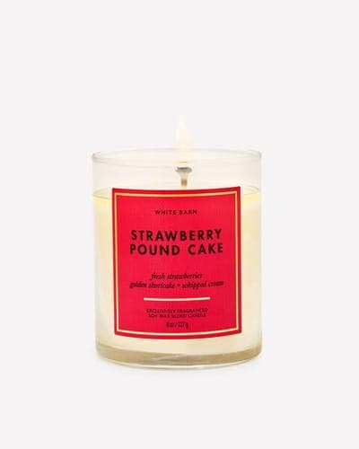Strawberry Pound Cake Single Wick Candle 1
